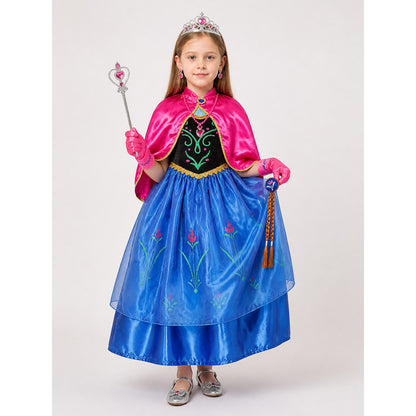 Princess Costume with Cape for Halloween main product view