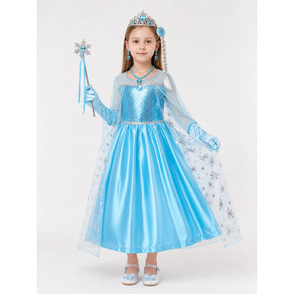 Snow Queen Costume for Halloween and Cosplay main product view