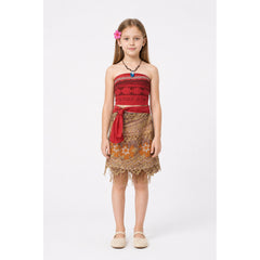 Children's Moana Carnival Costume with Necklace