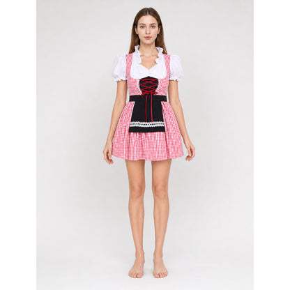 Oktoberfest-Style Carnival Dress with Apron