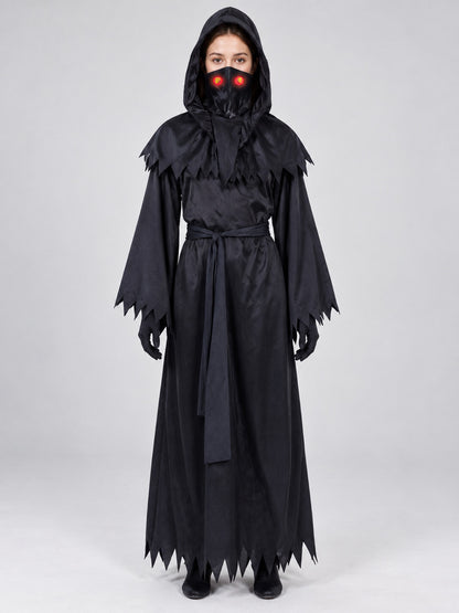 black black hooded reaper cosplay costume product image