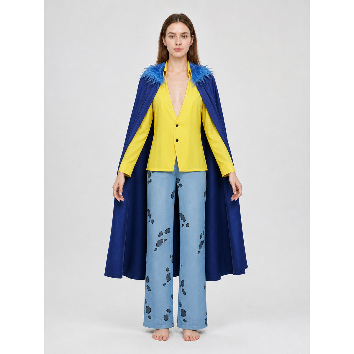 Trafalgar Law Cosplay Costume: Cape, Jacket, and Pants
