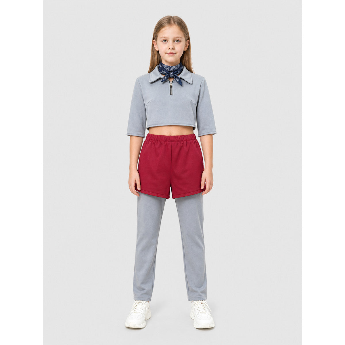 Eleven Layered Cosplay Costume with Scarf