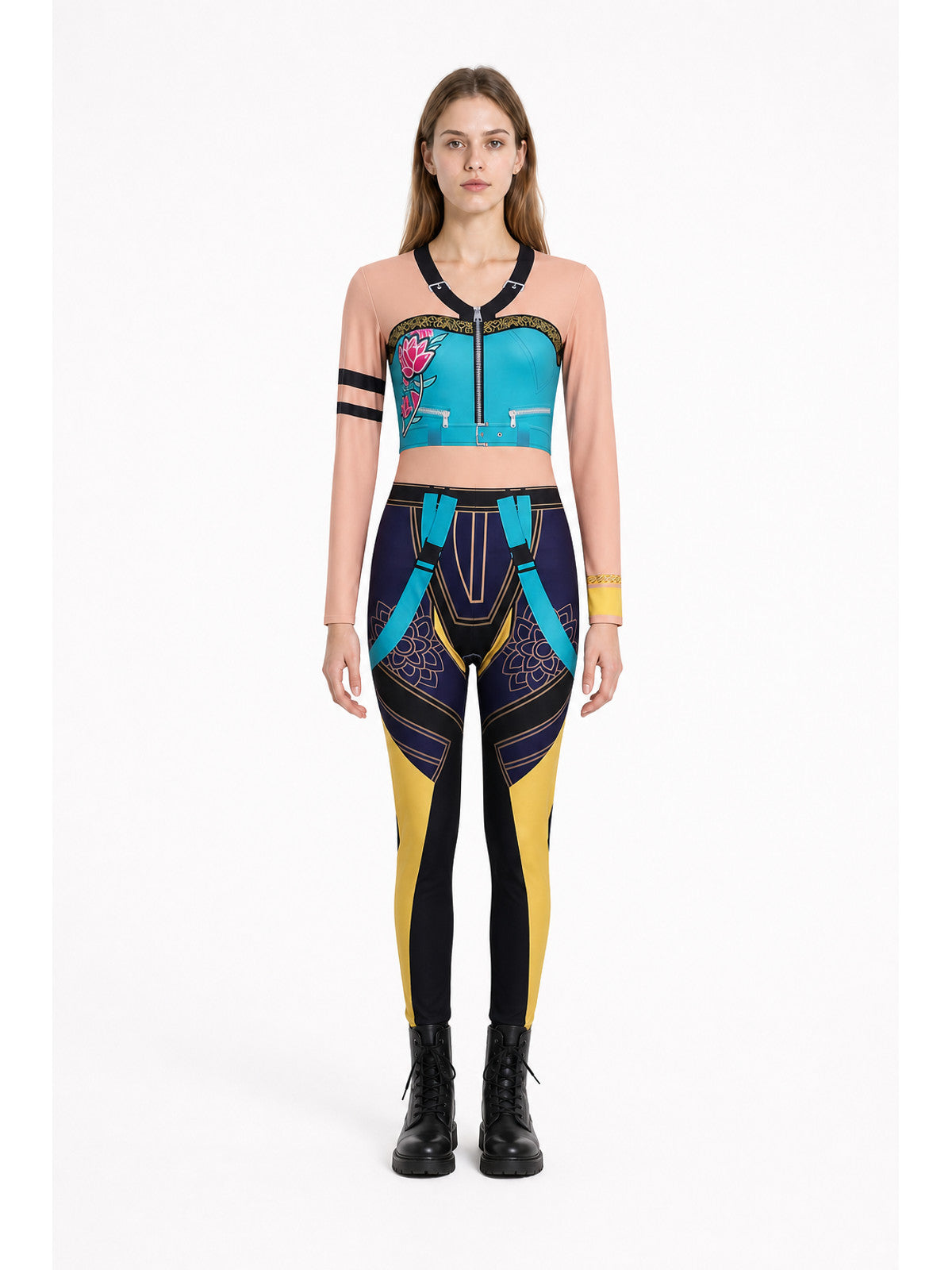 Zoe Cosplay Jumpsuit with Front Zipper main product view