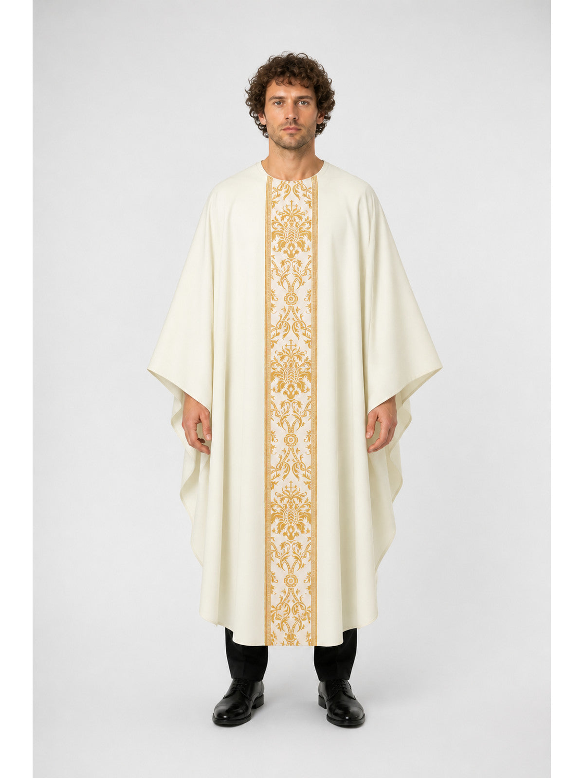 Medieval Phelonion with Gold Ornament for Halloween main product view