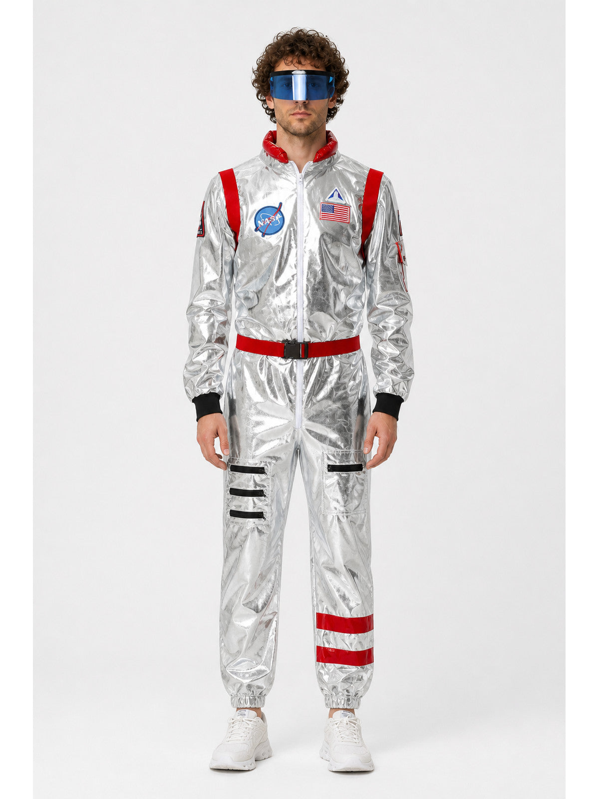 Astronaut Jumpsuit with Red Stripes main product view