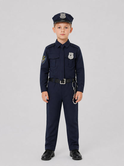 Police Costume, Jumpsuit with Accessories