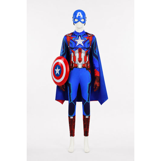 Captain America Costume with Cape and Mask main product view