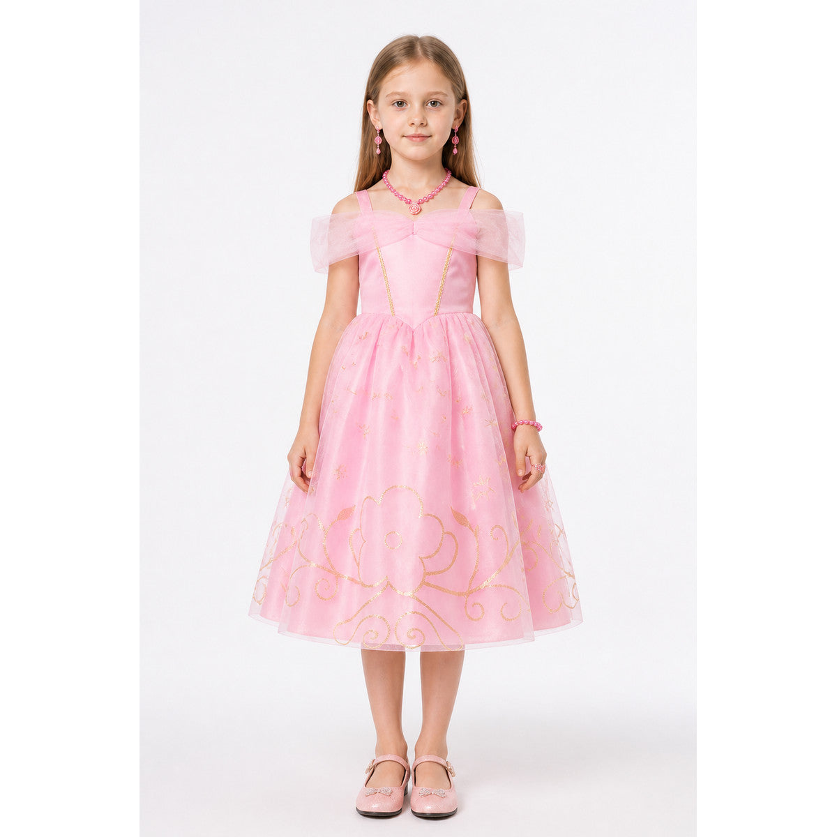 Girls' Princess Costume with Accessories main product view