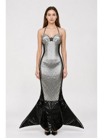 Mermaid Dress with Fish Tail and Scales main product view