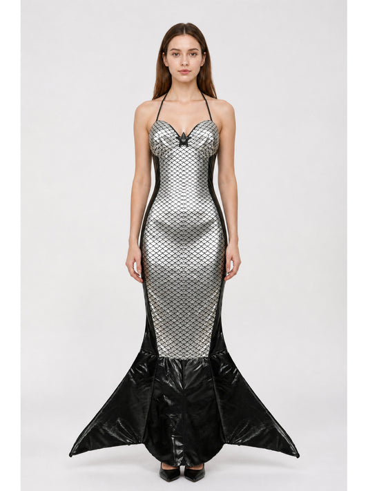 Mermaid Dress with Fish Tail and Scales main product view