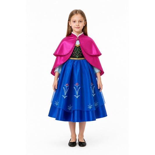 Princess Costume with a Full Skirt and Cape main product view