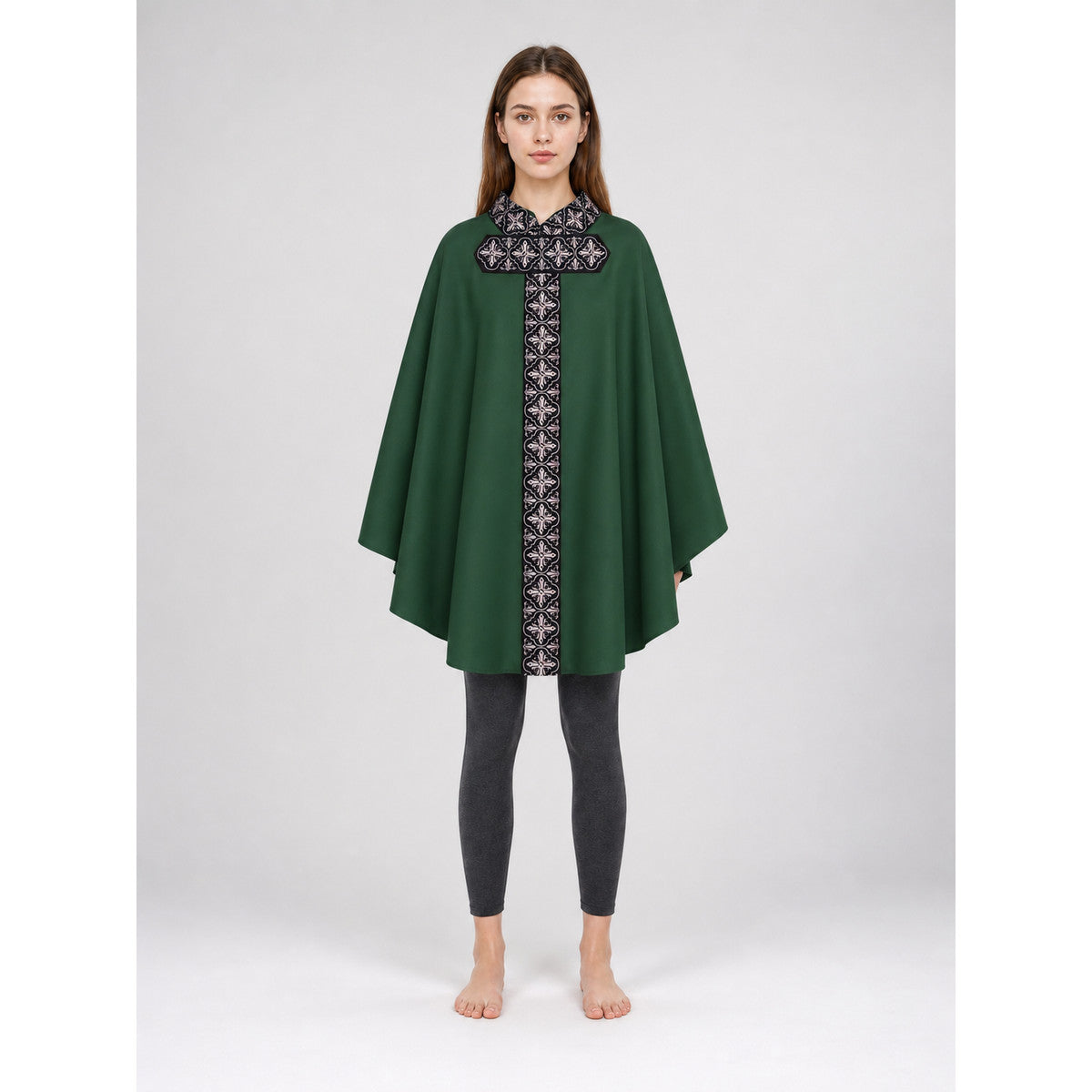 Cosplay Cape with Geometric Pattern