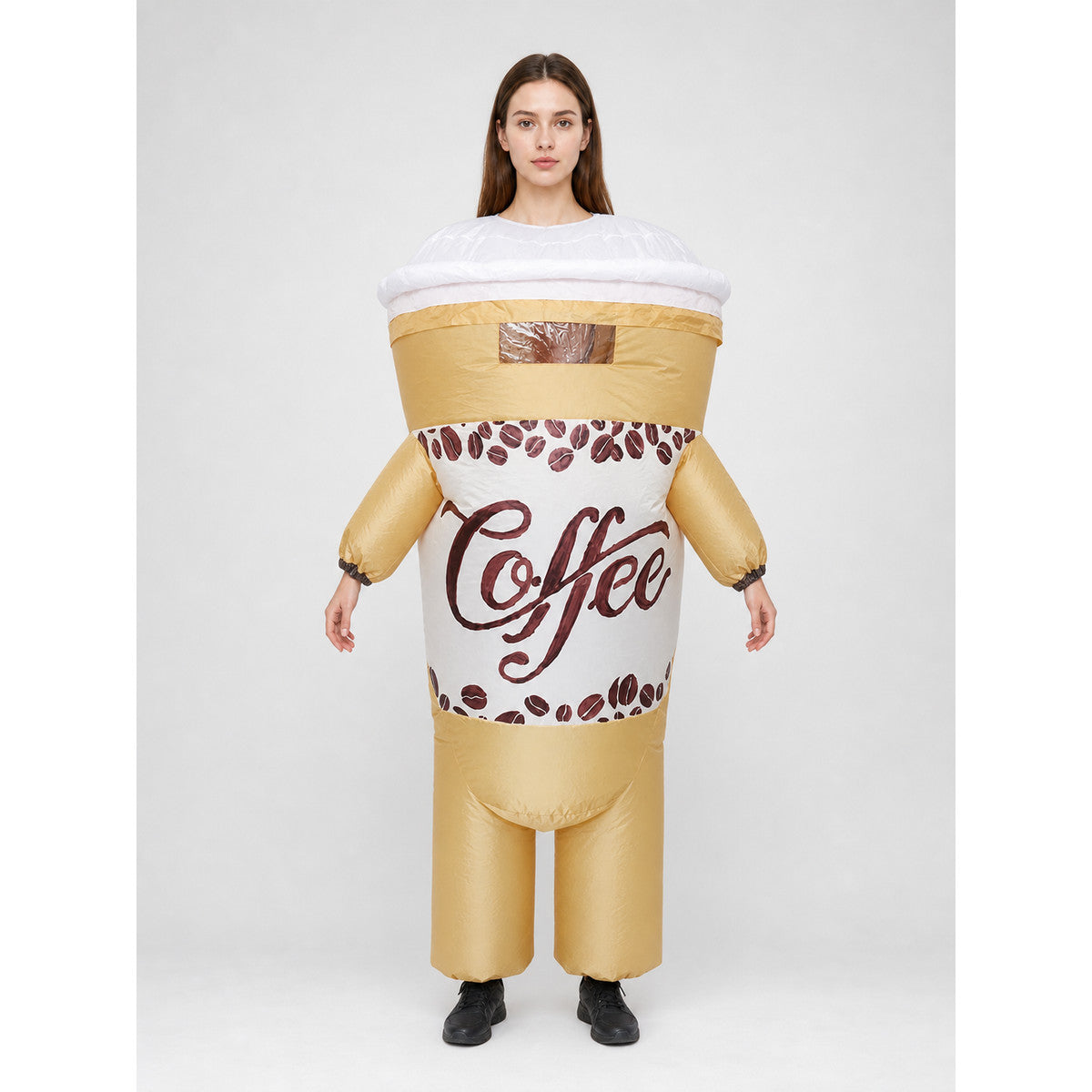 Brown Coffee Cup Carnival Costume