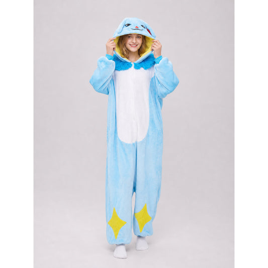 Hooded kigurumi jumpsuit for parties