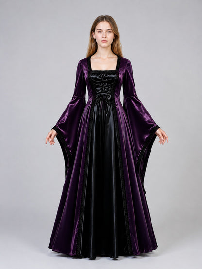 Renaissance Dress with Front Lacing on-model view