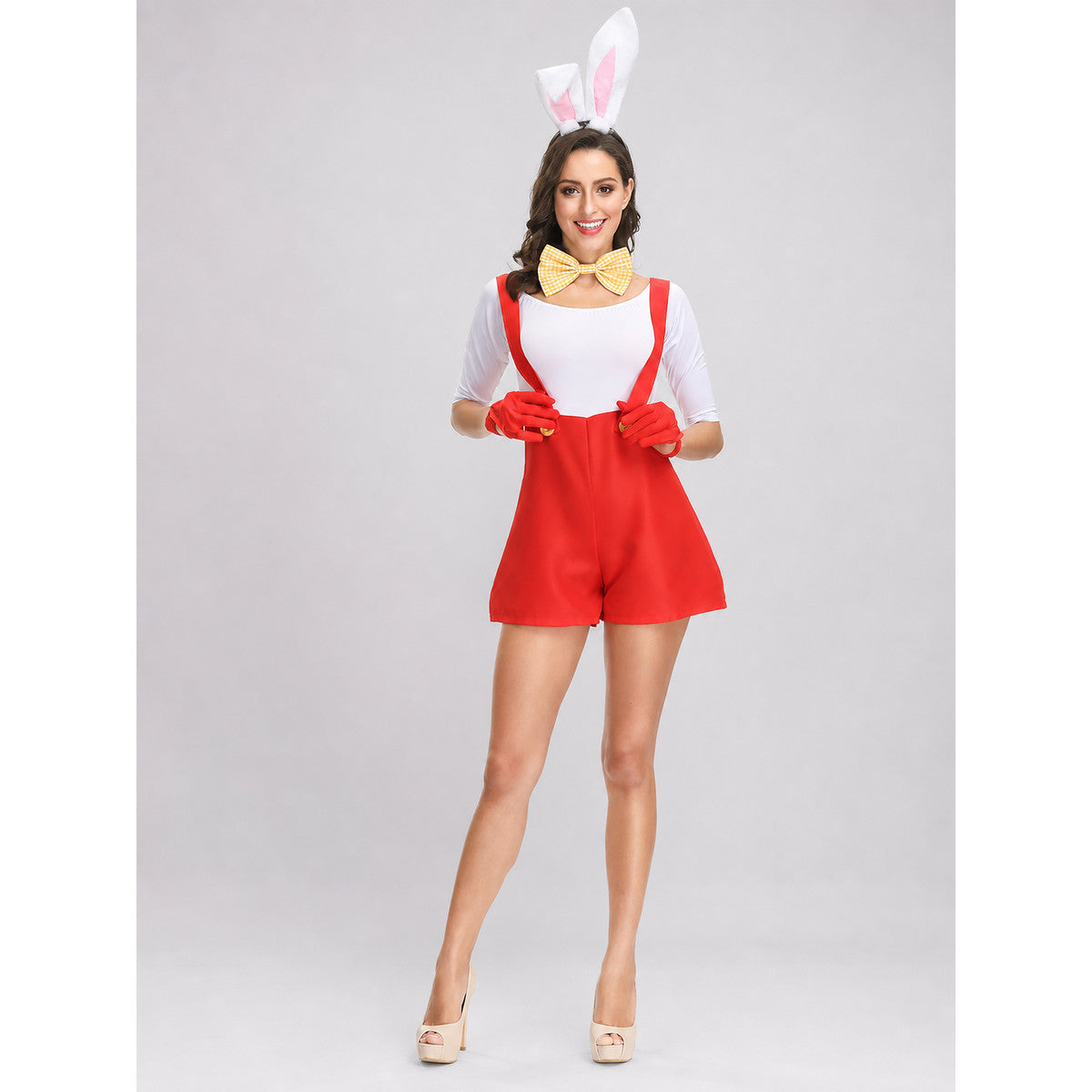 Bunny Cosplay Costume, Red Shorts