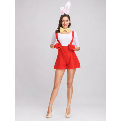 Bunny Cosplay Costume, Red Shorts