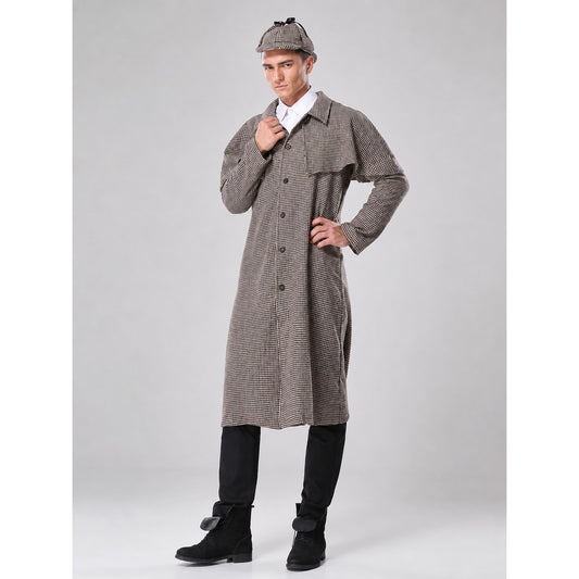 Sherlock Holmes Costume: Black-and-White Checkered Coat