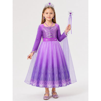 Purple Princess Costume for Halloween main product view
