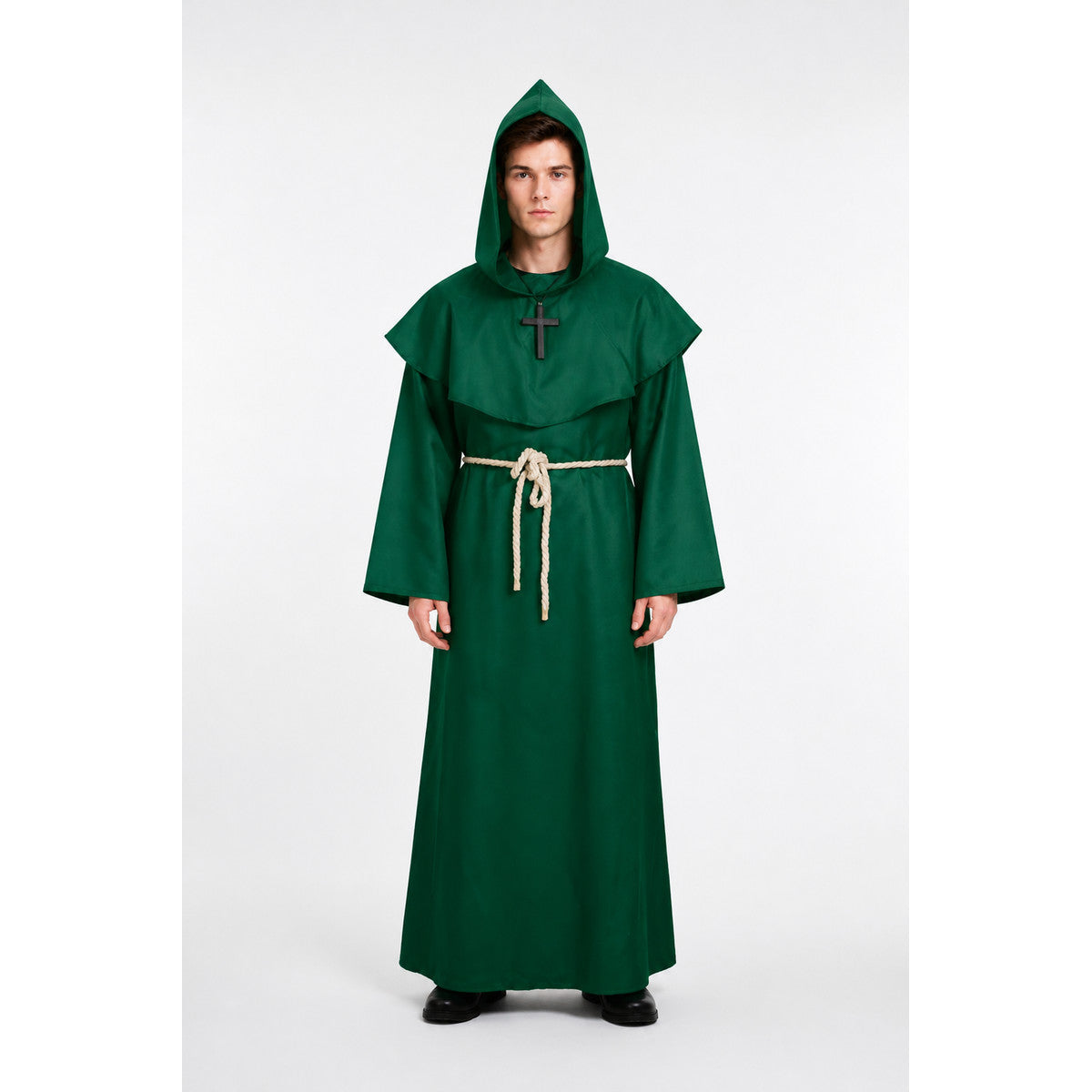 Monk Robe with Hood and Cross for Halloween main product view