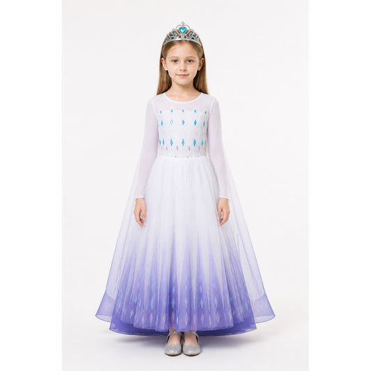 Children's Elsa Costume, Long-Sleeve Dress main product view