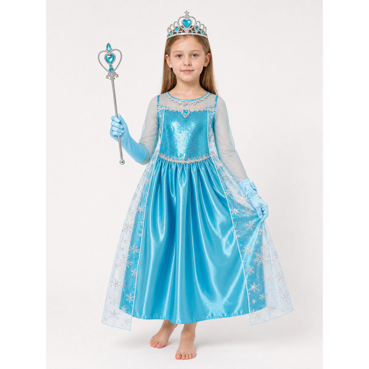 Snow Queen Carnival Costume for Halloween and Cosplay main product view