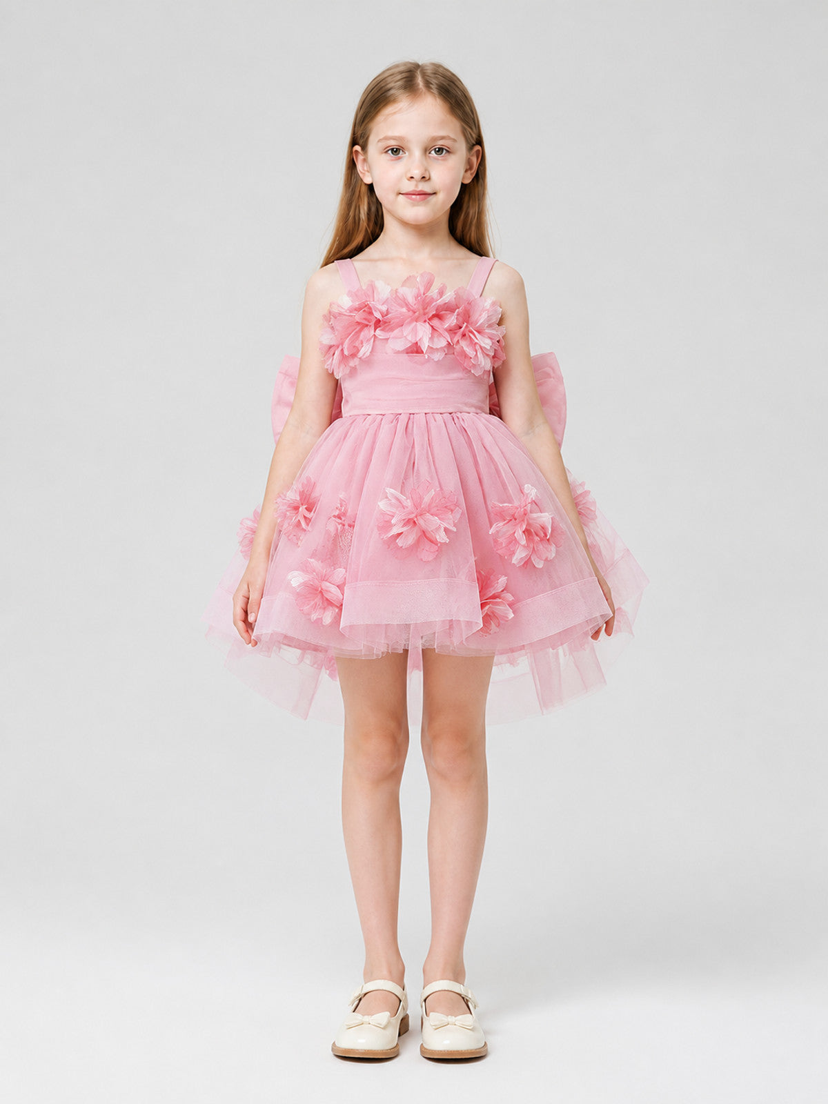 Princess Dress with a Full Skirt L6162 for Banquets on-model view