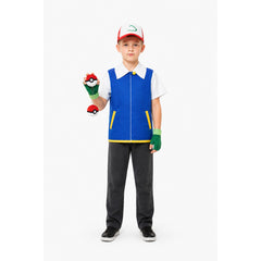 Children’s cosplay costume: jacket, cap, gloves