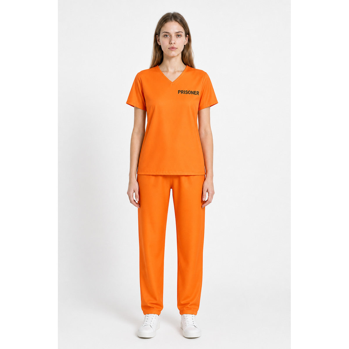 Prison Uniform Costume — T-Shirt and Pants main product view