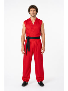Ken Cosplay Costume: Red Set with Belt