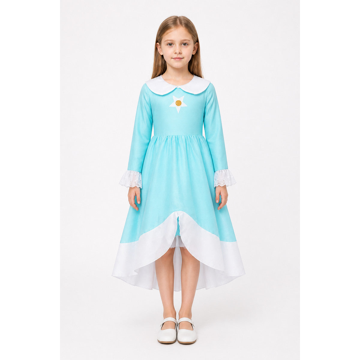 Rosalina Dress with White Collar and Stars main product view