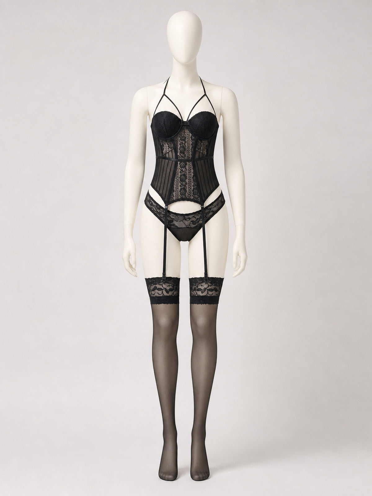 Lace Bodysuit with Thin Straps