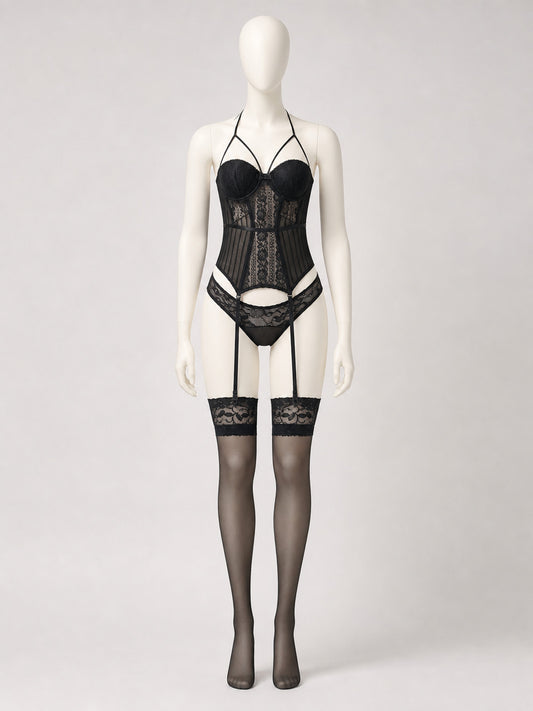Lace Bodysuit with Thin Straps
