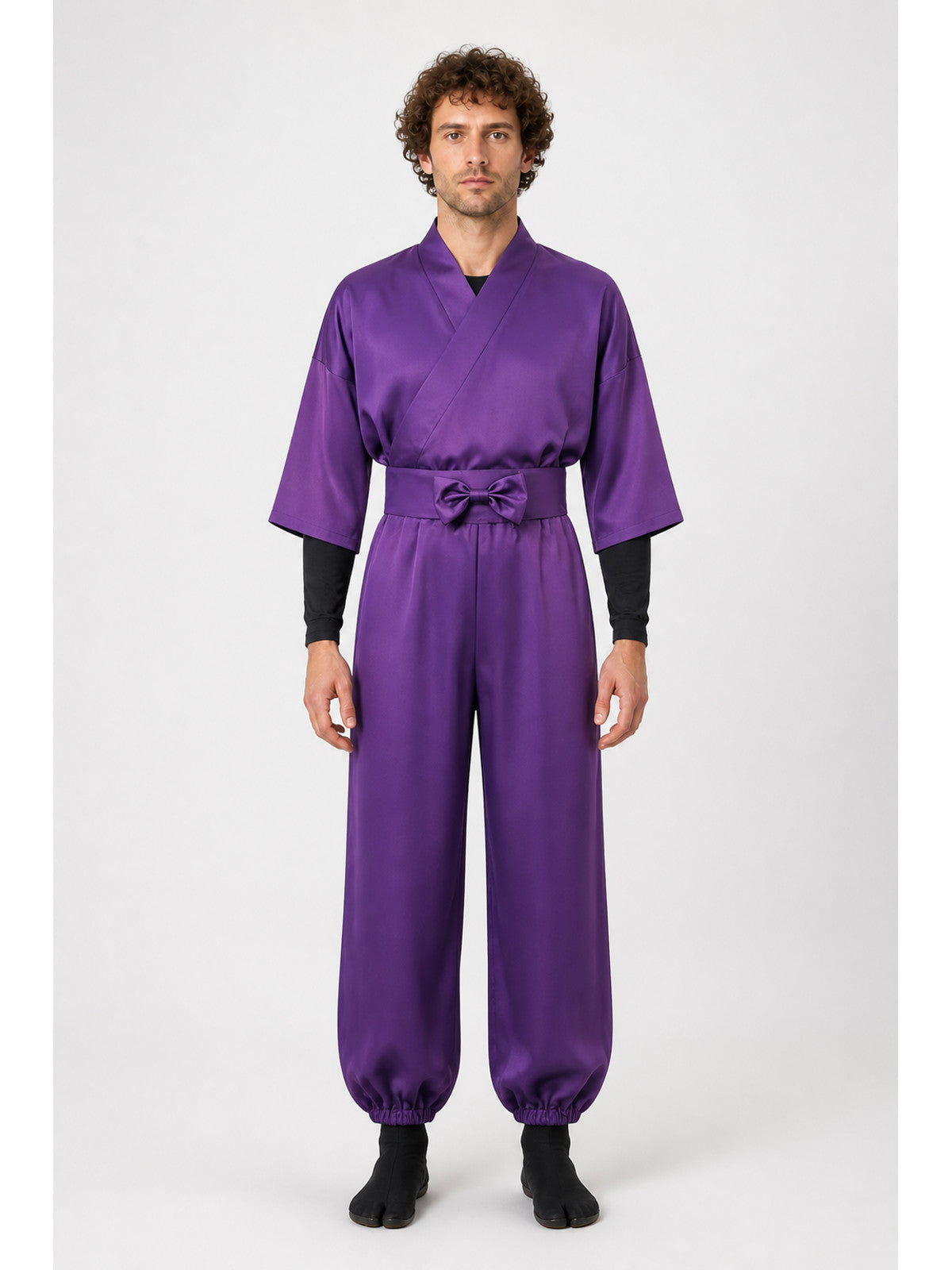 Ninja Cosplay Jumpsuit with Wide Sleeves main product view