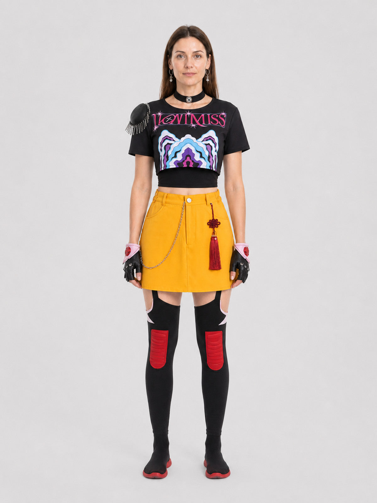 Mira Cosplay Set, Children's Costume with Accessories on-model view