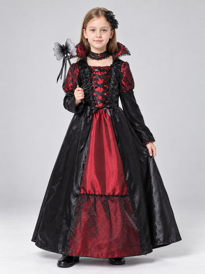 Girls' Vampire Costume Dress on-model view