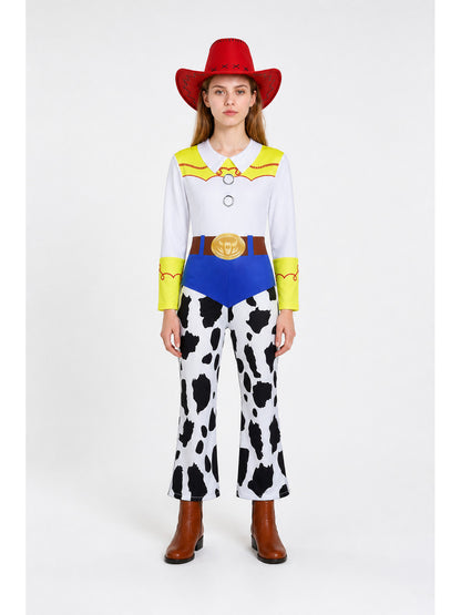 Character cosplay costume, jumpsuit with hat main product view