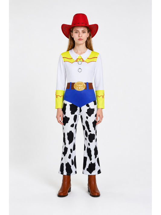 Character cosplay costume, jumpsuit with hat main product view