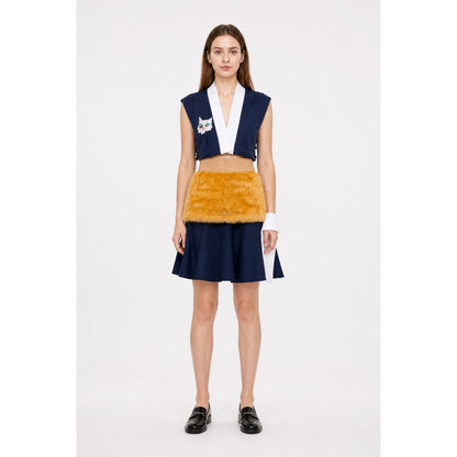 Cosplay Costume with Sleeveless Top and Skirt main product view