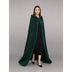 Green Gothic Hooded Carnival Cloak