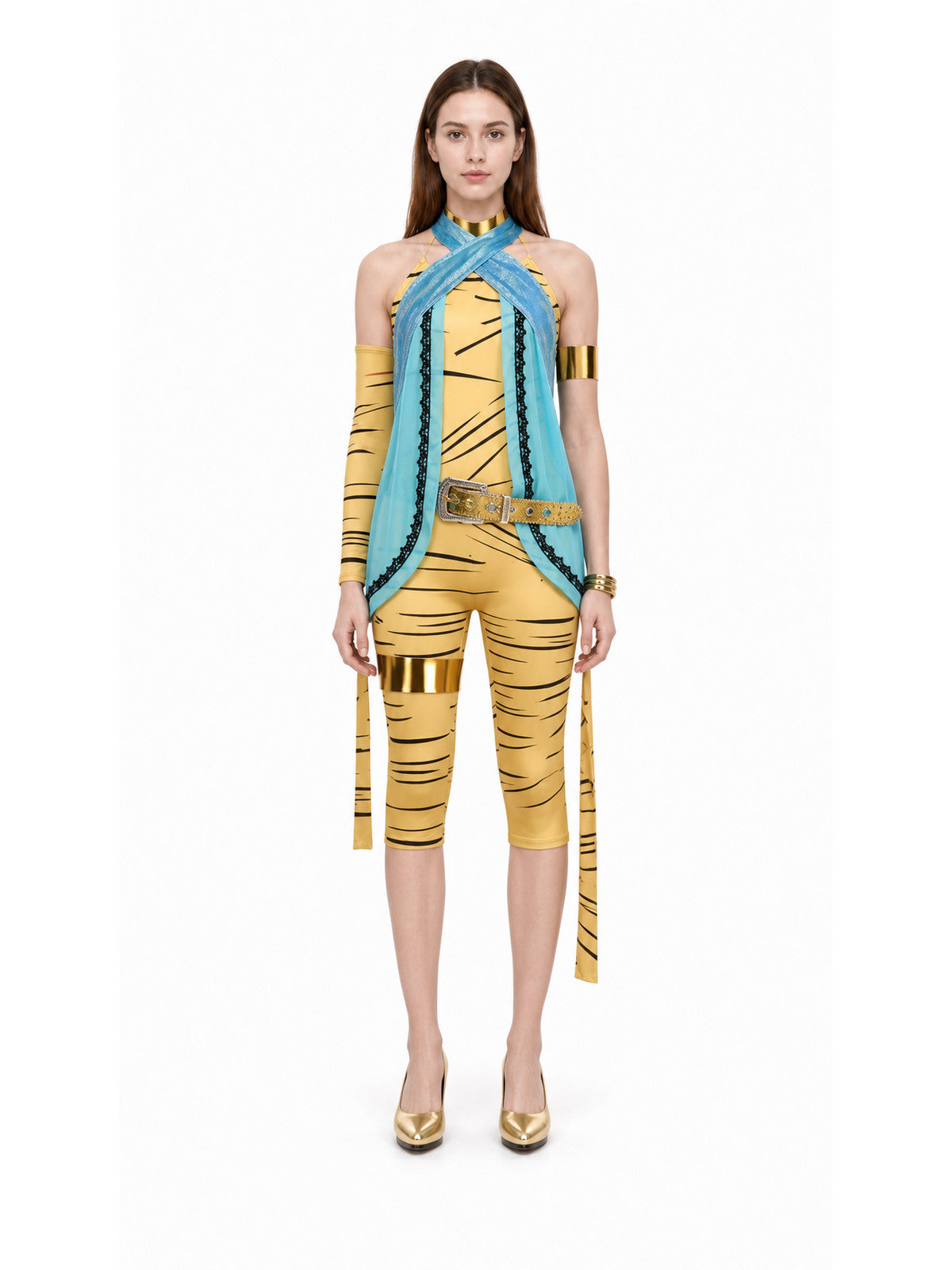 Cleo de Nile Cosplay Costume with Cape and Belt main product view