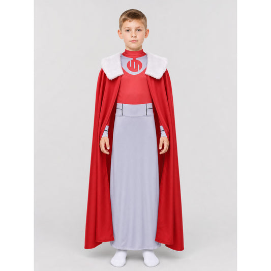 Thragg Cosplay Costume with Cape and High Collar