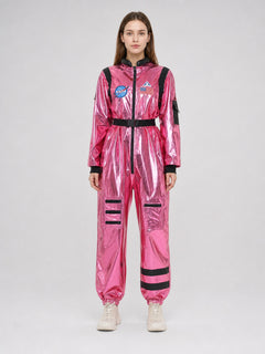 Pink NASA Space Jumpsuit with Patches