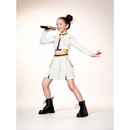 White and Blue Halloween Costume Set main product view
