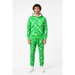 Kids' Minecraft Green Pixel Costume