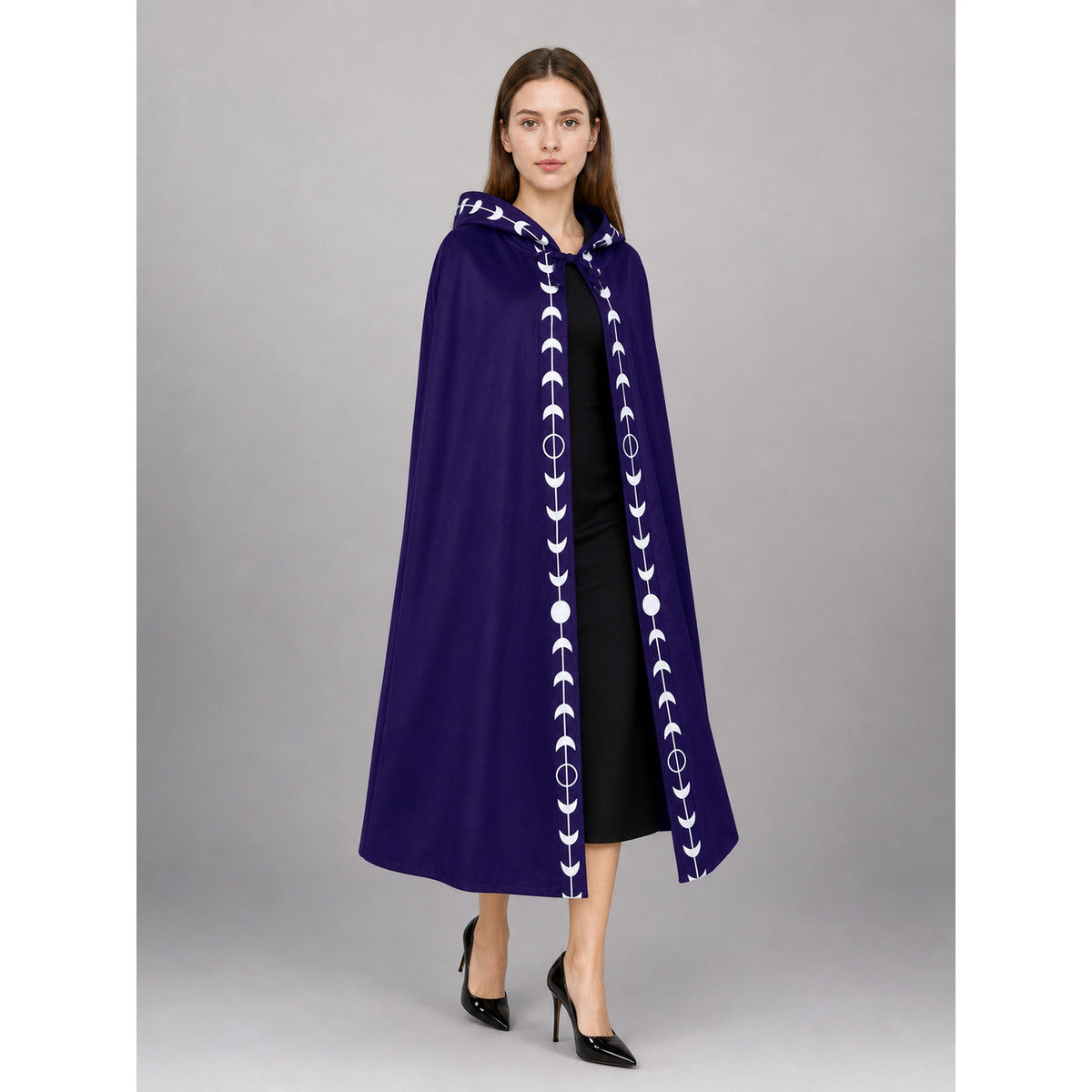 Purple Carnival Cloak with Hood