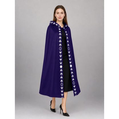 Purple Carnival Cloak with Hood