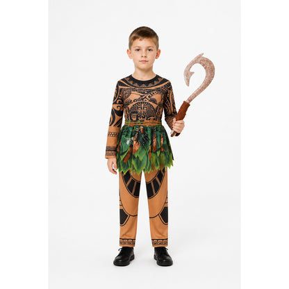 Maui Carnival Costume with Leaves and Hook main product view
