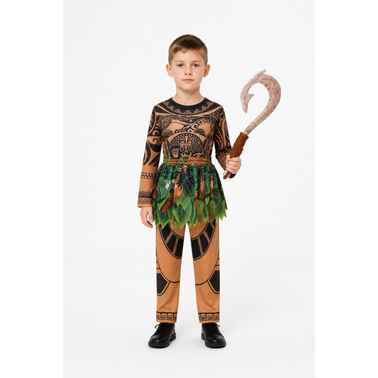 Maui Carnival Costume with Leaves and Hook main product view
